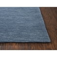 thumbnail image 1 of Alora Decor Emerson 5' x 8' Solid Blue/Gray/Rust/Blue Hand-Tufted Area Rug, 1 of 3