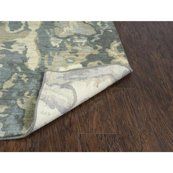 Alora Decor Euphoria 10' x 13' Abstract Gray/Gray/Rust/Blue Hybrid Area Rug