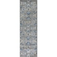 thumbnail image 1 of Alora Decor Euphoria 2'6" x 8' Gray/Gray/Rust/Blue Hybrid Area Rug, 1 of 3