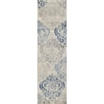 thumbnail image 1 of Alora Decor Euphoria 2'6" x 8' Medallion Lt. Gray/Gray/Rust/Blue Hybrid Area Rug, 1 of 3
