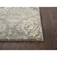 thumbnail image 1 of Alora Decor Euphoria 3' x 5' Damask Distress Gray/Gray/Rust/Blue Hybrid Area Rug, 1 of 3