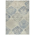 thumbnail image 1 of Alora Decor Euphoria 3' x 5' Medallion Lt. Gray/Gray/Rust/Blue Hybrid Area Rug, 1 of 3