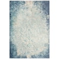 thumbnail image 1 of Alora Decor Glamour 8'6" x 11'10" Vine/Scroll Teal/Blue/Gray/Rust/Blue Area Rug, 1 of 5