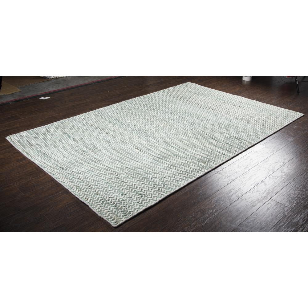 Alora Decor Harlem 3' x 5' Chevron Natural/Gray/Rust/Blue Hand-Woven ...