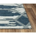 thumbnail image 1 of Alora Decor Honey 8'6"x11'6" Geometric Blue/Ivory Hand-Tufted Area Rug, 1 of 3