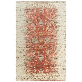 Alora Decor Infinity 10' x 13' Classical Red/Beige/Rust/Gold Hybrid Area Rug