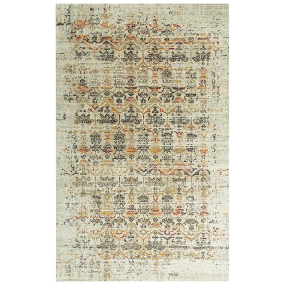 Alora Decor Infinity 5' x 8' Classical Beige/Brown/Apricot/Ivory Hybrid Area Rug