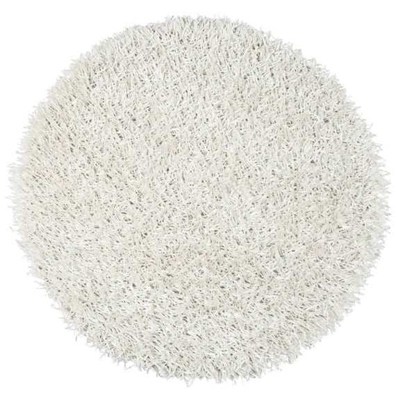 Rizzy Rugs Kempton Shag Area Rug KM2314 White Monochrome Atonal 8' x 10' Rectangle