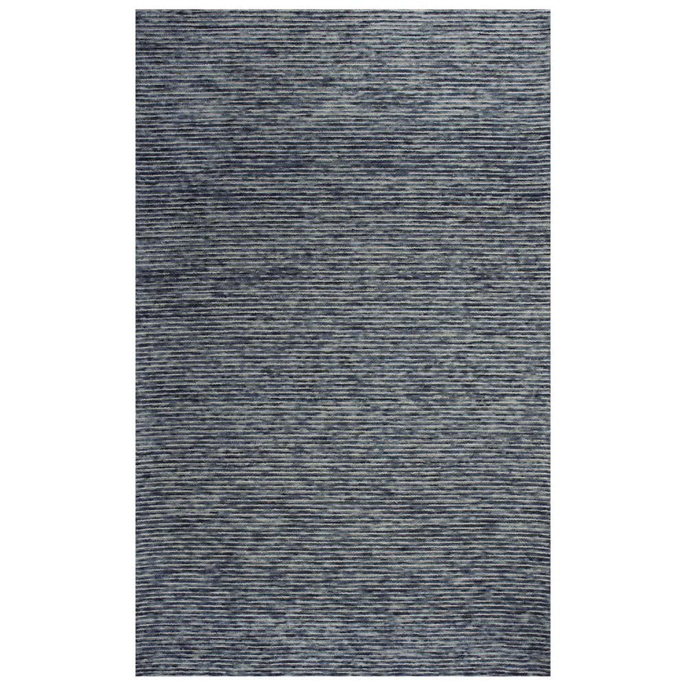 Alora Decor Laine 5'x7'6" Stripes Blue/Beige Hand-Tufted Area Rug