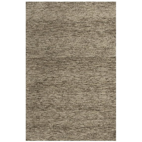 Alora Decor Laine 7'6"x9'6" Stripes Brown/Beige Hand-Tufted Area Rug