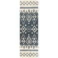 thumbnail image 1 of Alora Decor Lavine 2'6" x 8' Tribal Motif Natural/Gray/Dk Blue/Blue Area Rug, 1 of 4