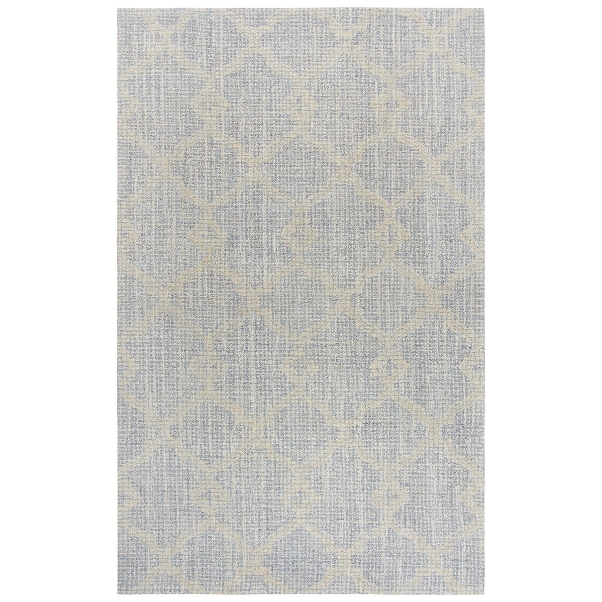 Ivory Hand-Tufted Wool 8' x 10' Rectangular Rug