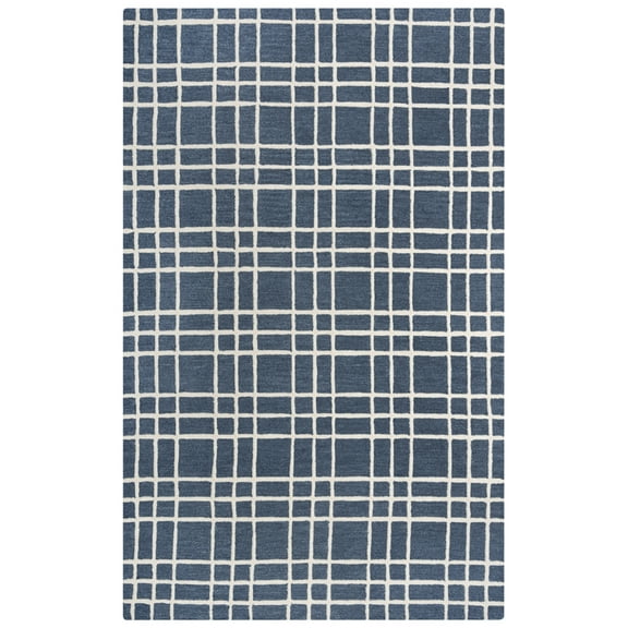 Alora Decor Lofton Blue 7'9"X9'9" Tufted Wool Rug
