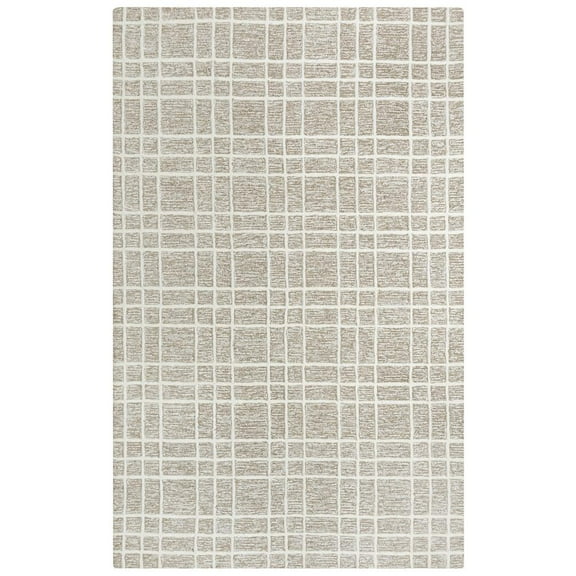 Alora Decor Lofton Brown 7'9"X9'9" Tufted Wool Rug