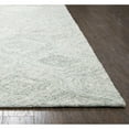 thumbnail image 1 of Alora Decor London 2'6" x 8' Trellis Green/Gray/Rust/Blue Hand-Tufted Area Rug, 1 of 2