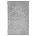 thumbnail image 1 of Alora Decor London 3' x 5' Trellis Gray/Gray/Rust/Blue Hand-Tufted Area Rug, 1 of 3
