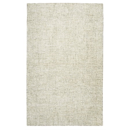 Alora Decor London 5' x 8' Tweed Beige/Gray/Rust/Blue Hand-Tufted Area Rug