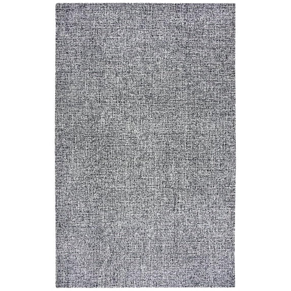 Alora Decor London 6'6" x 9'6" Tweed Black/White/Gray/Rust/Blue Area Rug