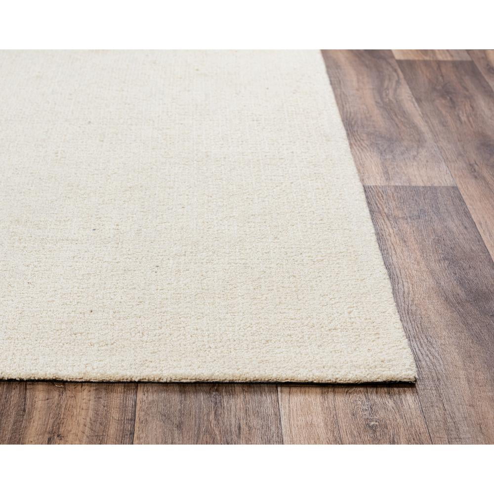 Alora Decor London 9' x 12' Tweed Ivory/White/Ivory/White Hand-Tufted ...