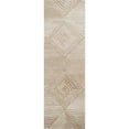 thumbnail image 1 of Alora Decor Makalu 2'6" x 8' Geometric/Solid Tan/Natural Hand-Tufted Area Rug, 1 of 2