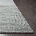 thumbnail image 1 of Alora Decor Makalu 8' x 10' Geometric/Solid Gray/Natural Hand-Tufted Area Rug, 1 of 4