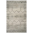 thumbnail image 1 of Alora Decor Makalu 9' x 12' Moroccan Gray/Natural Hand-Tufted Area Rug, 1 of 2