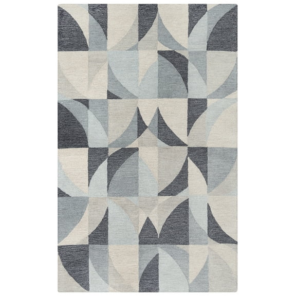 Alora Decor Midland Gray 5'X7'6" Tufted Wool Rug