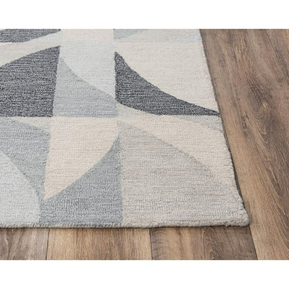 Alora Decor Midland Gray 7'9"X9'9" Tufted Wool Rug