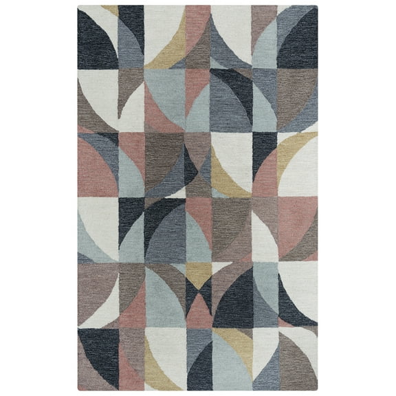 Alora Decor Midland Neutral Gray 5'X7'6" Tufted Wool Rug