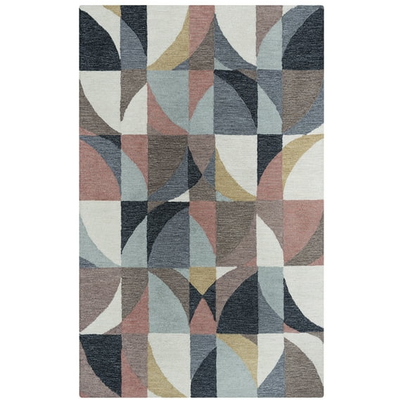 Alora Decor Midland Neutral Gray 5'X7'6" Tufted Wool Rug