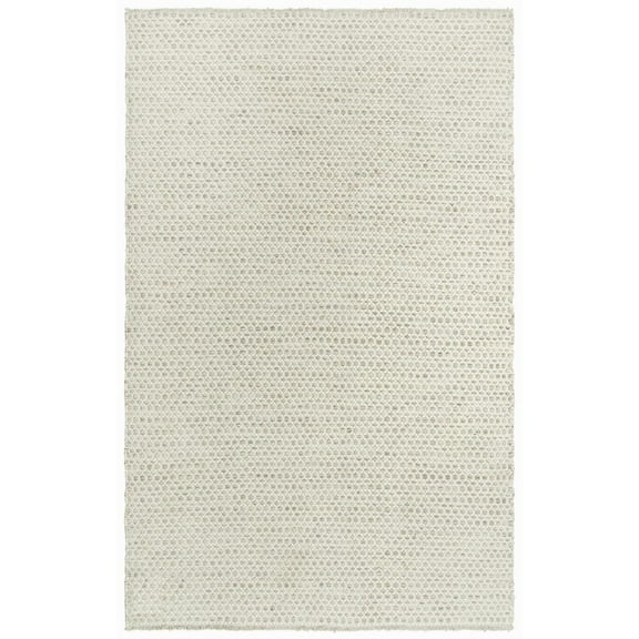 Alora Decor Monarch 7'6" x 9'6" Basket weave Beige/Ivory Hand Woven Area Rug