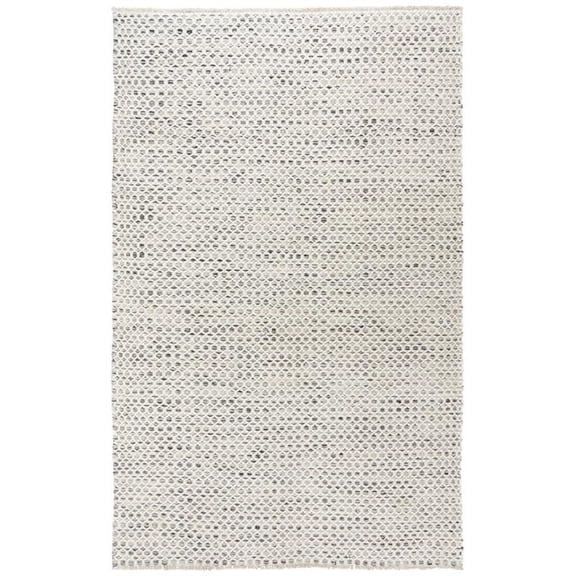 Alora Decor Monarch 8'6" x 11'6" Basket weave Gray/Ivory Hand Woven Area Rug