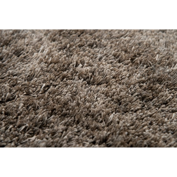 Alora Decor Oregon 5'x7'6" Solid Shag Beige/Tone on Tone Tufted Area Rug