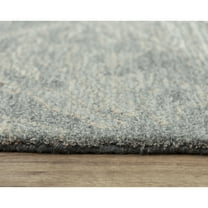 Alora Decor Peace 7'9" x 9'9" Abstract Gray/Gray Hand-Tufted Area Rug