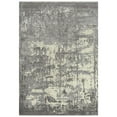 thumbnail image 1 of Alora Decor Radiant 10' x 13' Abstract Gray/Ivory/Gray Hybrid Area Rug, 1 of 7