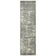 thumbnail image 1 of Alora Decor Radiant 2'6" x 8' Abstract Gray/Ivory/Gray Hybrid Area Rug, 1 of 4