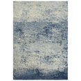 thumbnail image 1 of Alora Decor Radiant 9' x 12' Abstract Blue/Ivory/Gray Hybrid Area Rug, 1 of 4
