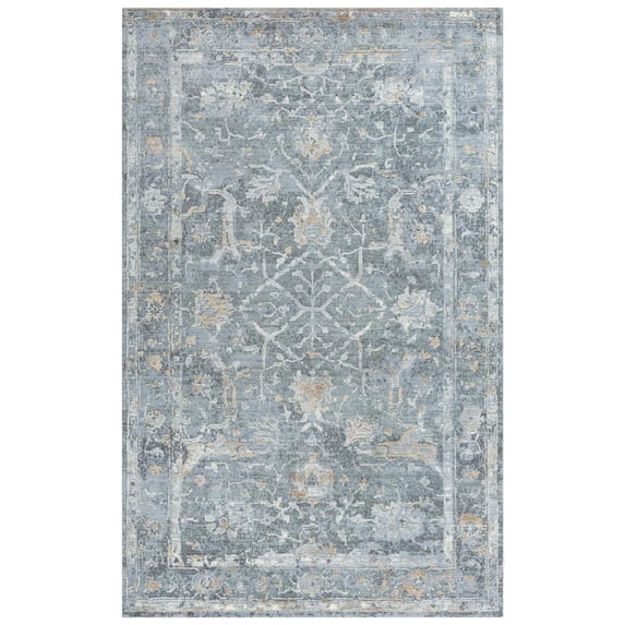 Alora Decor Radiant 9' x 12' Classic Gray/Silver Hybrid Area Rug