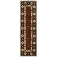 thumbnail image 1 of Alora Decor Ryder 2'6" x 8' Tribal Burgundy/Tan/Rust/Navy/Sage Hand-Tufted Rug, 1 of 2