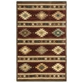 thumbnail image 1 of Alora Decor Ryder 5' x 8' Tribal Burgundy/Tan/Khaki/Sage Hand-Tufted Area Rug, 1 of 6