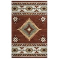 thumbnail image 1 of Alora Decor Ryder 5' x 8' Tribal Rust/Khaki/Navy/Sage Hand-Tufted Area Rug, 1 of 5