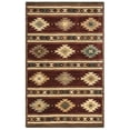 thumbnail image 1 of Alora Decor Ryder 9' x 12' Tribal Burgundy/Tan/Khaki/Sage Hand-Tufted Area Rug, 1 of 3