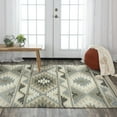 thumbnail image 1 of Alora Decor  Sedona Southwest Geometric Hand-tufted Wool Rug 7'9" x 9'9" - Light Blue, 1 of 5