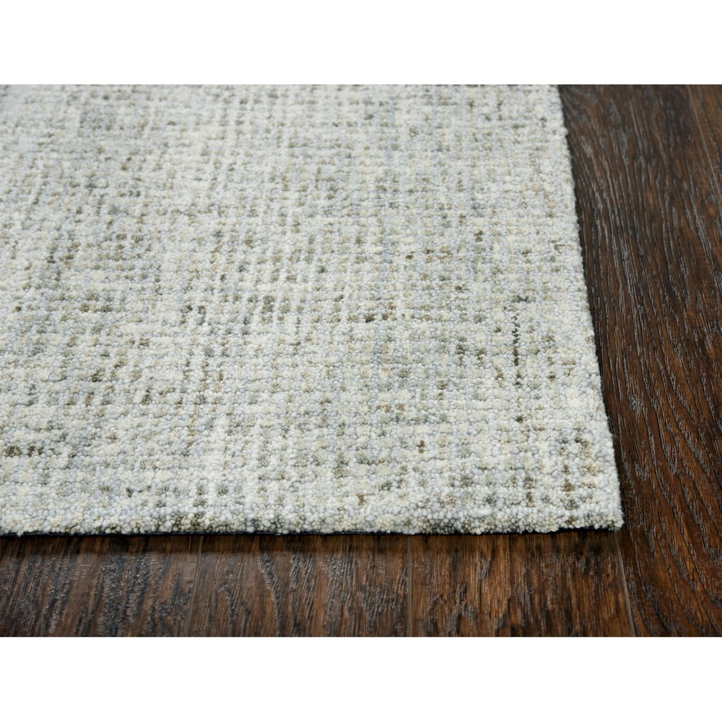 Alora Decor Storm 5' x 8' Tweed Lt. Gray/Beige Hand-Tufted Area Rug ...