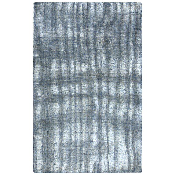 Alora Decor Storm 8' x 11' Tweed Blue/Beige Hand-Tufted Area Rug ...
