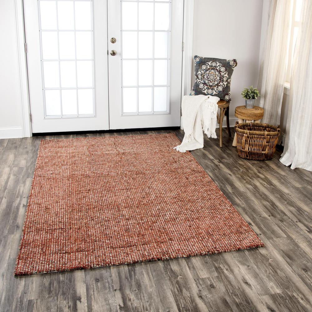 Alora Decor Hand Tufted Cut & Loop Pile Wool Rug, 2'6