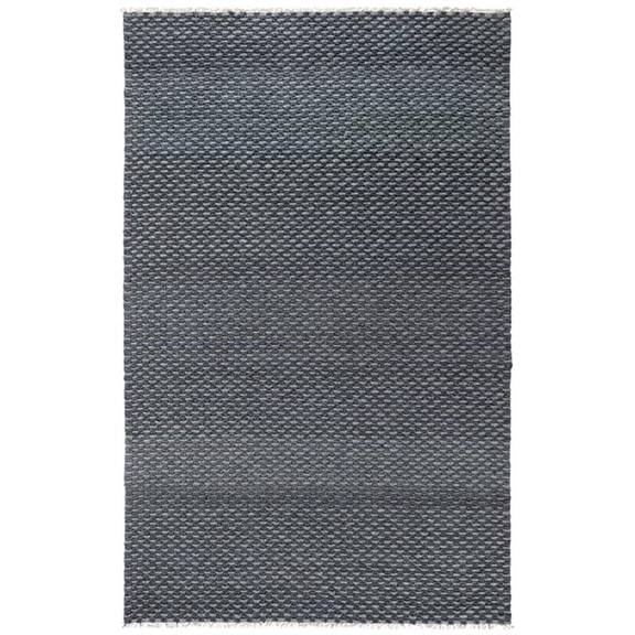 Alora Decor Sun 5'  x 7'6" Basket Weave Gray/Dk Gray Woven Area Rug