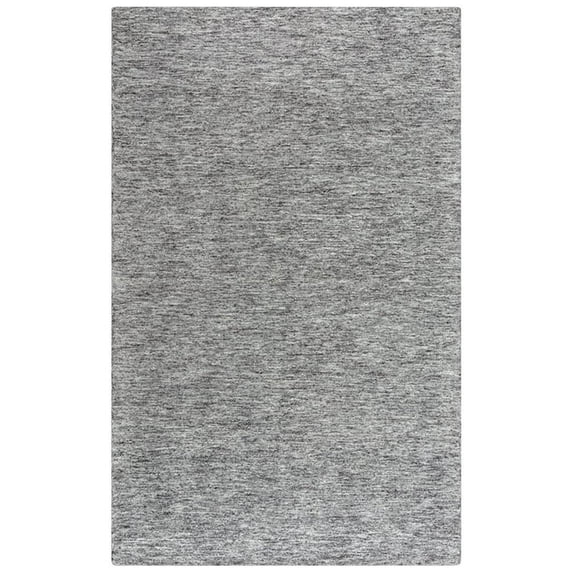 Alora Decor Winston 7'9" x 9'9" Speckled Solid Gray/Charcoal/Black Area Rug