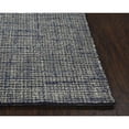 thumbnail image 1 of Alora Decor Zion 8'6" x 11'6" Checked/Solid Blue/Ivory Hand-Tufted Area Rug, 1 of 5
