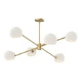 thumbnail image 1 of Alora Lighting CH548637BGOP Willow 6 Light 37" Wide Chandelier - Gold, 1 of 7
